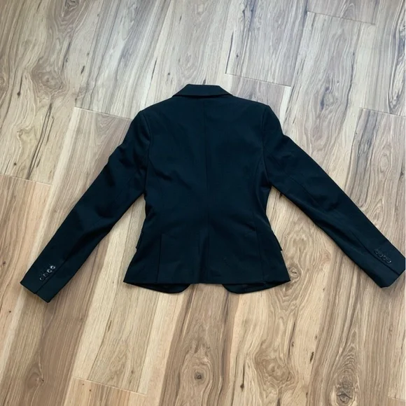 Express Women's Black Blazer One Button Tailored‎ Fit Size 4 Preppy - Picture 5 of 13